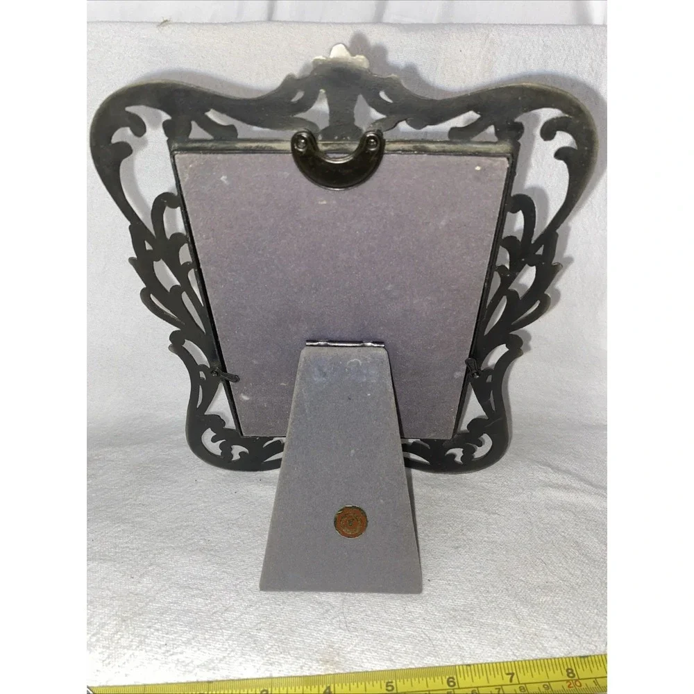 Victorian Pewter Picture Frame Made In Indonesia 5x7 Inches